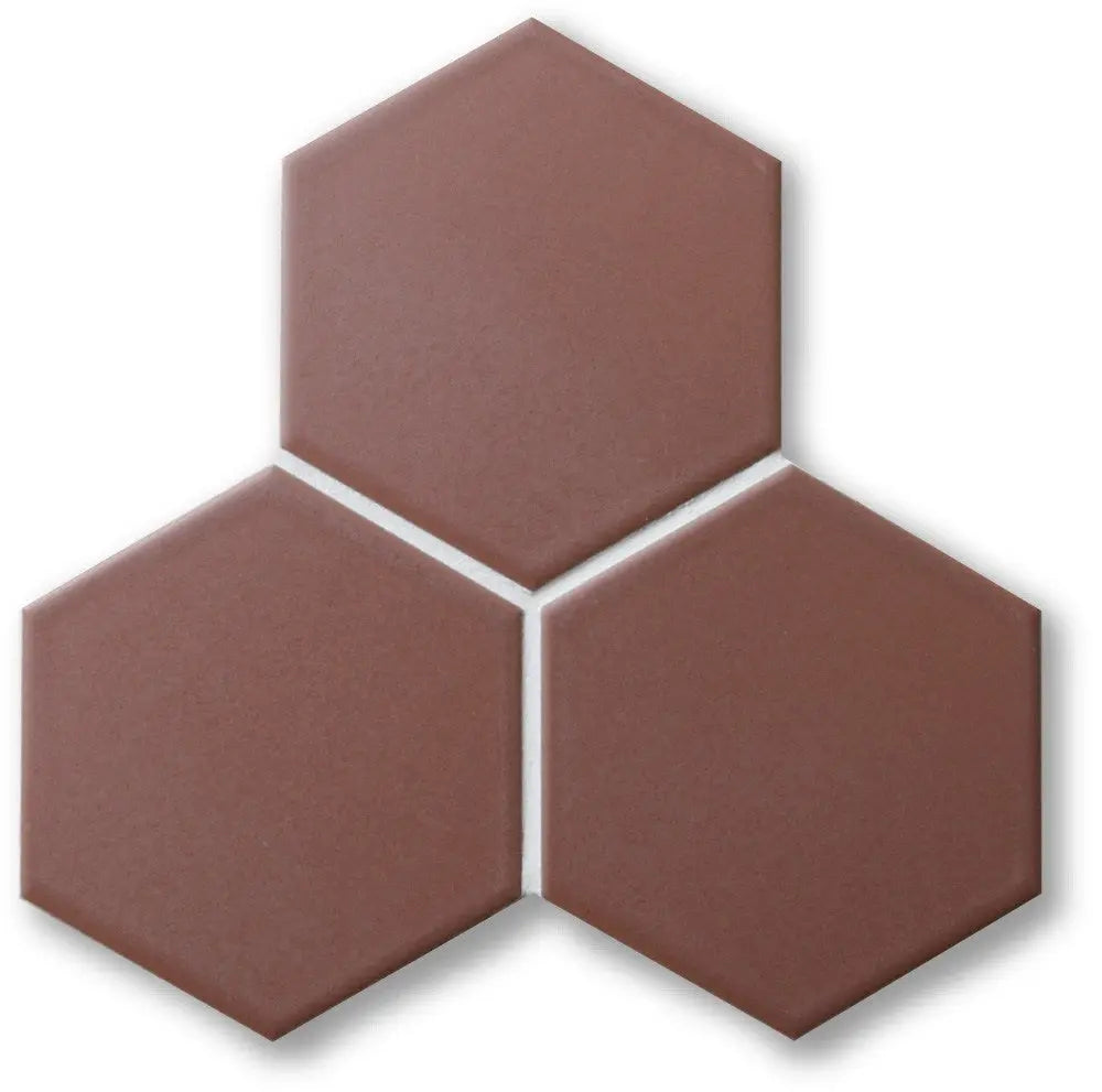 Shop Rokka RONT-606 Coral Hex 4 inch |   Artistic Tile & Stone