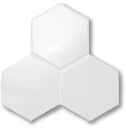 Shop Cepac Rokka RONT-601 Glossy White Hex 4 inchÃƒÆ’Ã¢â‚¬Å¡Ãƒâ€šÃ‚Â |ÃƒÆ’Ã¢â‚¬Å¡Ãƒâ€šÃ‚Â ÃƒÆ’Ã¢â‚¬Å¡Ãƒâ€šÃ‚Â  Artistic Tile & Stone
