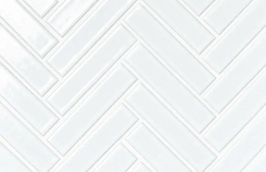 Shop Cepac Retro RT-141B Gloss White 1x4 HerringboneÃƒÆ’Ã¢â‚¬Å¡Ãƒâ€šÃ‚Â |ÃƒÆ’Ã¢â‚¬Å¡Ãƒâ€šÃ‚Â ÃƒÆ’Ã¢â‚¬Å¡Ãƒâ€šÃ‚Â  Artistic Tile & Stone