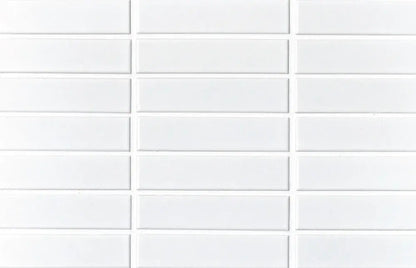 Shop Cepac Retro RT-141M Matte White 1x4 Straight SetÃƒâ€šÃ‚Â |Ãƒâ€šÃ‚Â Ãƒâ€šÃ‚Â  Artistic Tile & Stone