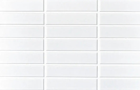 Shop Cepac Retro RT-141M Matte White 1x4 Straight SetÃƒâ€šÃ‚Â |Ãƒâ€šÃ‚Â Ãƒâ€šÃ‚Â  Artistic Tile & Stone
