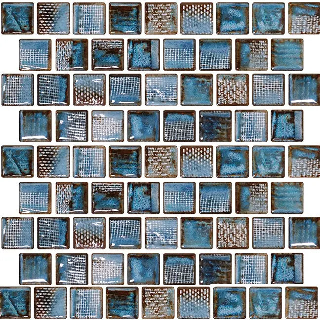 Shop Tokyo 102 1x1 Aspen BlueÃƒâ€šÃ‚Â |Ãƒâ€šÃ‚Â Ãƒâ€šÃ‚Â  Artistic Tile & Stone