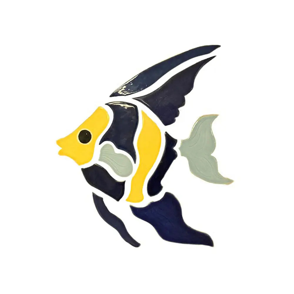 Mosaic Coral Fish 13x15 Fujiwa