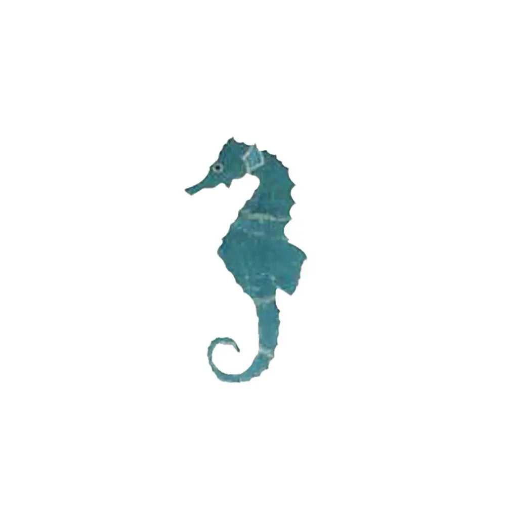 Shop Mosaic Sea Horse 10x20 |   Artistic Tile & Stone