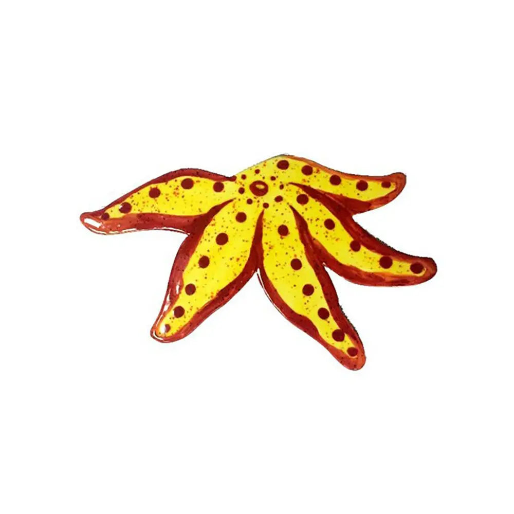 Shop Mosaic Starfish 8X4 (Red/yellow) |   Artistic Tile & Stone
