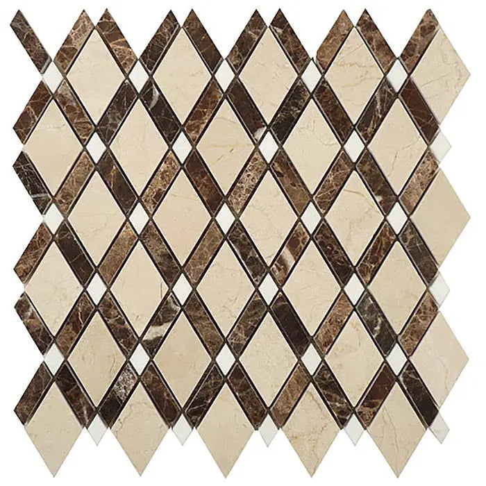 Shop Glazzio Diamond Crema Marfil 12x12 | Artistic Tile & Stone