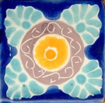 Shop Majolica Porcelain Baroque 2x2 #3 | Artistic Tile & Stone