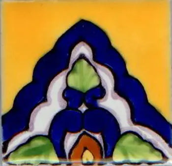 Shop Majolica Porcelain Baroque 2x2 #5 | Artistic Tile & Stone