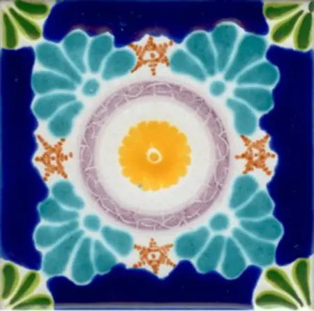 Shop Majolica Porcelain Baroque 4x4 #3 | Artistic Tile & Stone