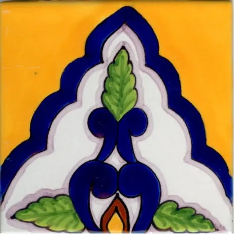 Shop Majolica Porcelain Baroque 4x4 #5 | Artistic Tile & Stone