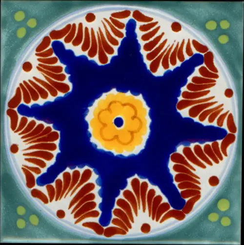 Shop Majolica Porcelain Baroque 6x6 #2 | Artistic Tile & Stone