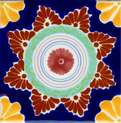 Shop Majolica Porcelain Baroque 6x6 #4 | Artistic Tile & Stone