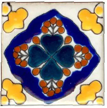 Shop Majolica Porcelain Colonial 2x2 #2 | Artistic Tile & Stone
