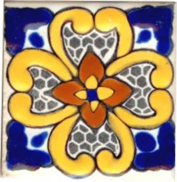 Shop Majolica Porcelain Colonial 2x2 #9 | Artistic Tile & Stone