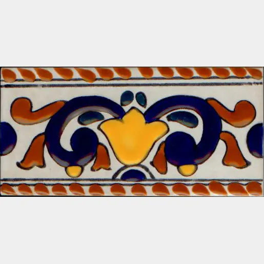 Shop Majolica Porcelain Colonial 6x3 #8 | Artistic Tile & Stone