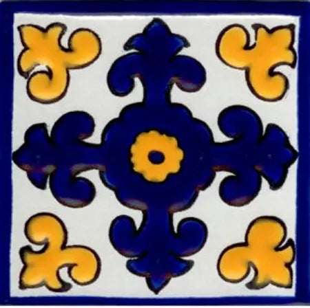 Shop Majolica Porcelain Colonial 4x4 #11 | Artistic Tile & Stone