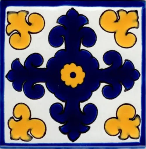 Majolica Porcelain Colonial 6x6 #11 