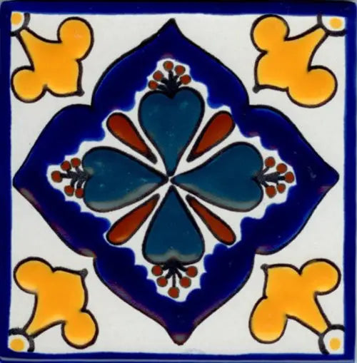 Majolica Porcelain Colonial 6x6 #2 