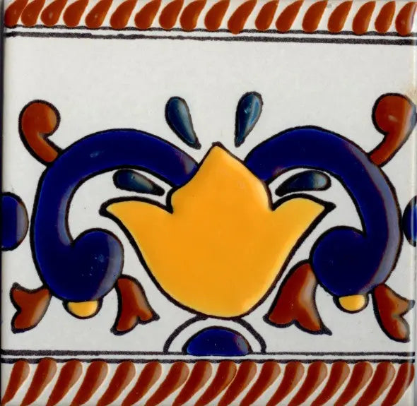 Majolica Porcelain Colonial 6x6 #8 