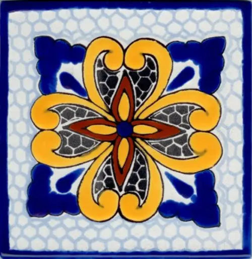 Shop Majolica Porcelain Colonial 6x6 #9 | Artistic Tile & Stone