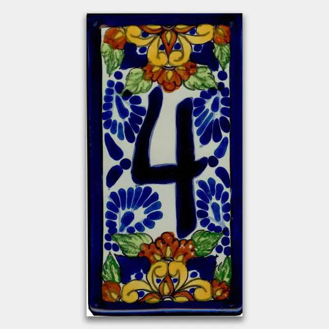 Shop House Number Baroque Style 1 #4 | Artistic Tile & Stone