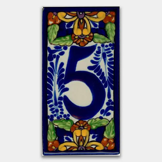 Shop House Number Baroque Style 1 #5 | Artistic Tile & Stone