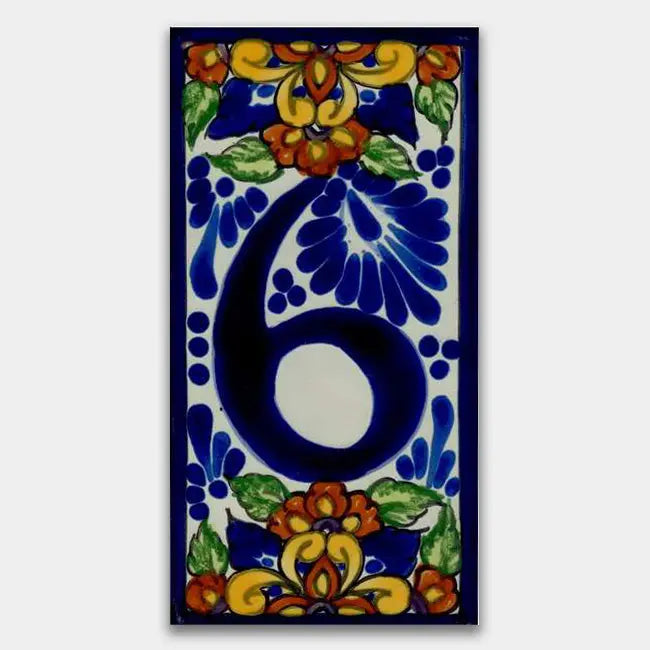 Shop House Number Baroque Style 1 #6 | Artistic Tile & Stone