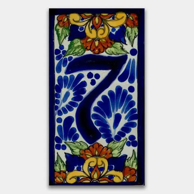 Shop House Number Baroque Style 1 #7 | Artistic Tile & Stone