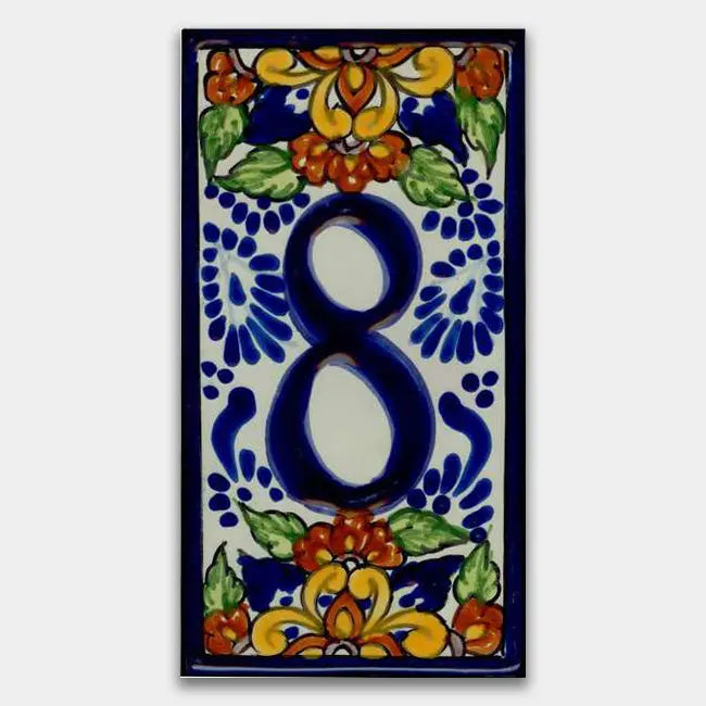 Shop House Number Baroque Style 1 #8 | Artistic Tile & Stone