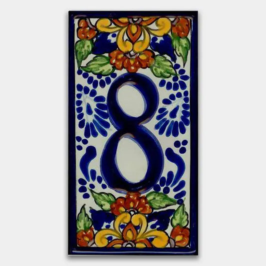 Shop House Number Baroque Style 1 #8 | Artistic Tile & Stone
