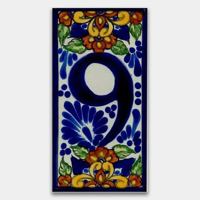Shop House Number Baroque Style 1 #9 | Artistic Tile & Stone