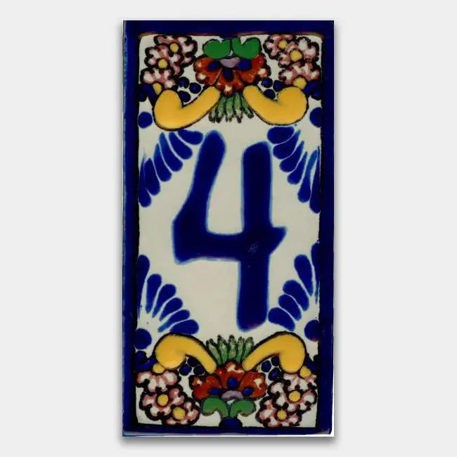 House Number Baroque Style 2 #4 