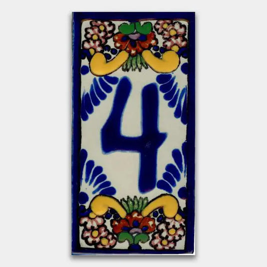 Shop House Number Baroque Style 2 #4 | Artistic Tile & Stone
