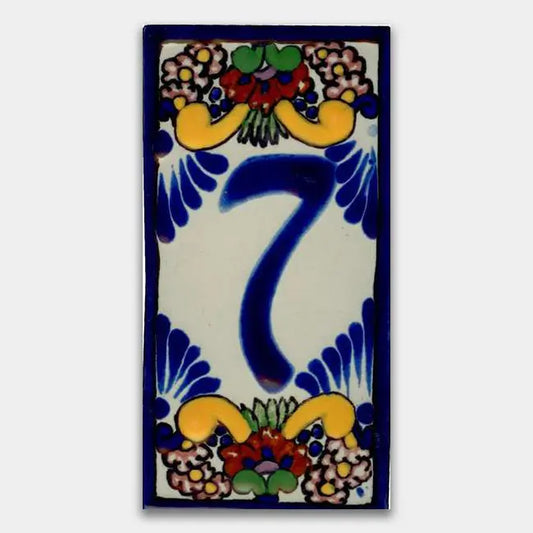 Shop House Number Baroque Style 2 #7 | Artistic Tile & Stone