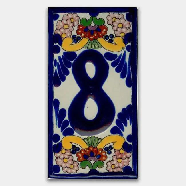 Shop House Number Baroque Style 2 #8 | Artistic Tile & Stone