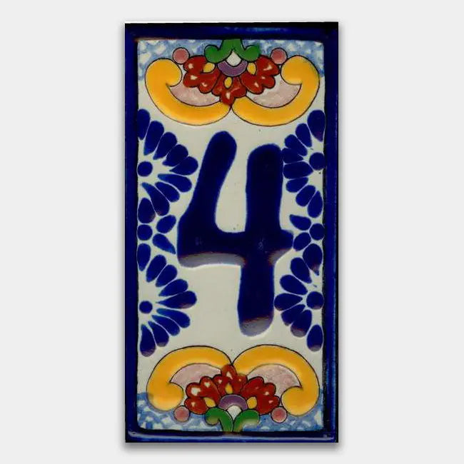 Shop House Number Baroque Style 3 #4 | Artistic Tile & Stone