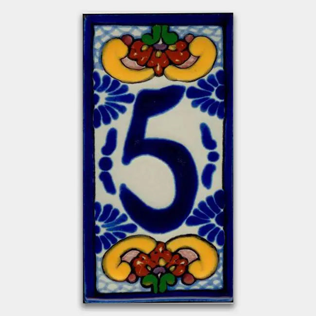 Shop House Number Baroque Style 3 #5 | Artistic Tile & Stone