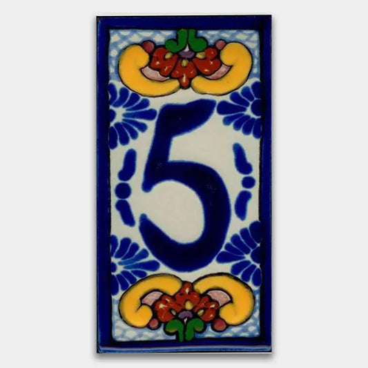 Shop House Number Baroque Style 3 #5 | Artistic Tile & Stone