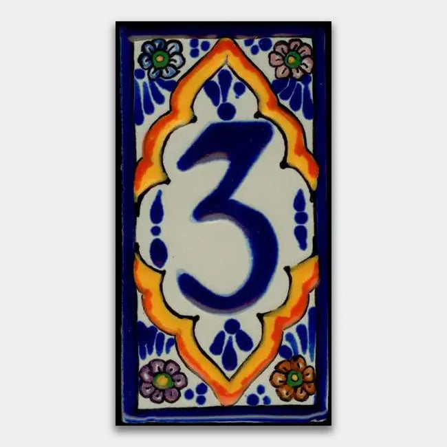 Shop House Number Baroque Style 4 #3 | Artistic Tile & Stone