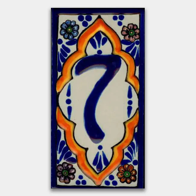 Shop House Number Baroque Style 4 #7 | Artistic Tile & Stone