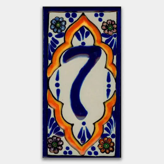 Shop House Number Baroque Style 4 #7 | Artistic Tile & Stone