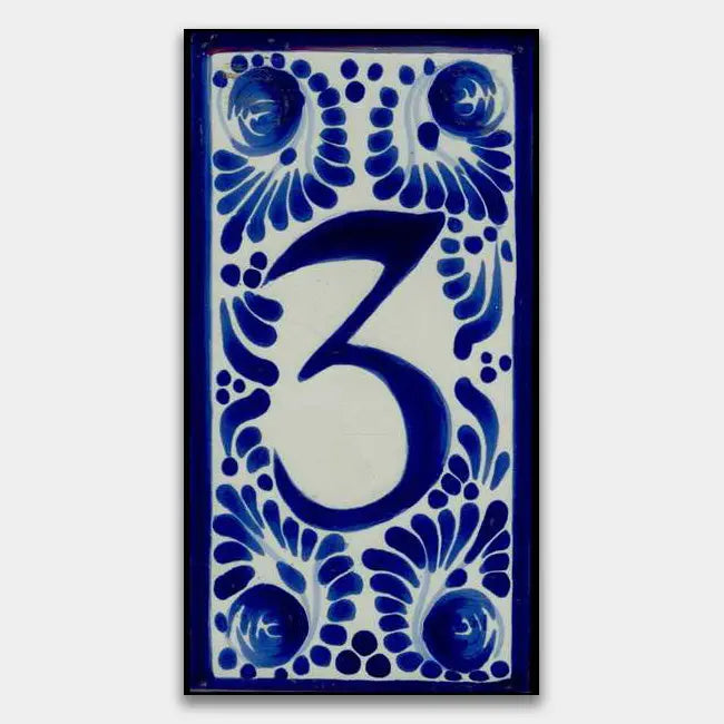 Shop House Number Classic Style 1 #3 | Artistic Tile & Stone