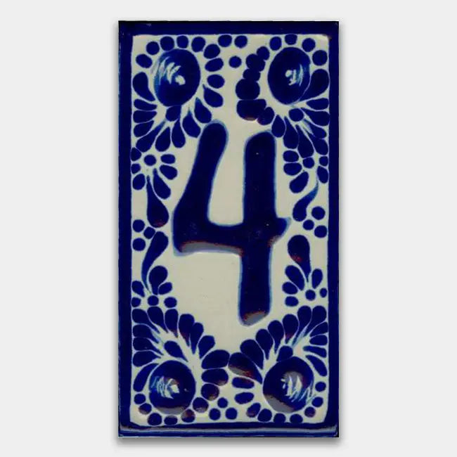 Shop House Number Classic Style 1 #4 | Artistic Tile & Stone