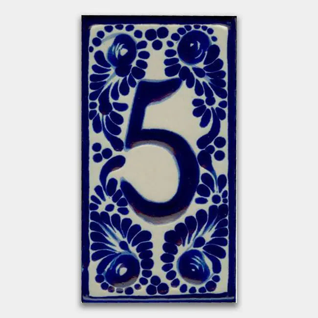Shop House Number Classic Style 1 #5 | Artistic Tile & Stone