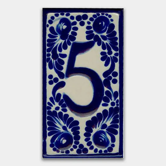 Shop House Number Classic Style 1 #5 | Artistic Tile & Stone
