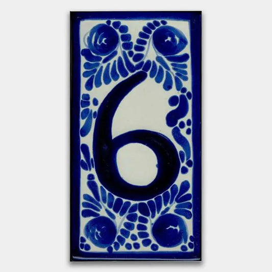 Shop House Number Classic Style 1 #6 | Artistic Tile & Stone