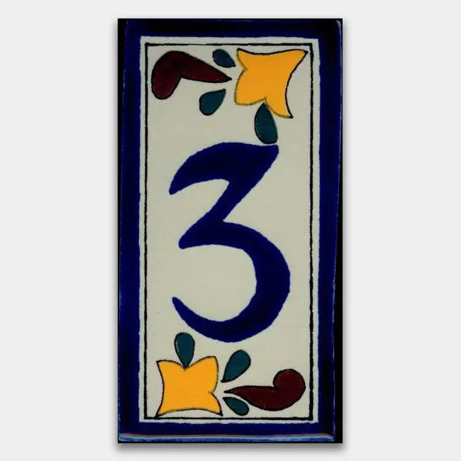 Shop House Number Classic Style 2 #3 | Artistic Tile & Stone