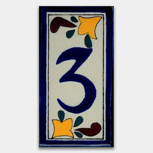 Shop House Number Classic Style 2 #3 | Artistic Tile & Stone