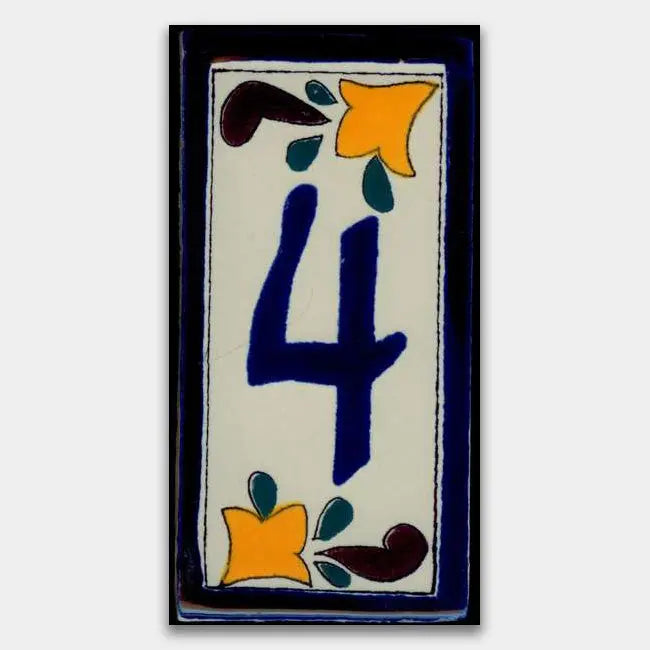 Shop House Number Classic Style 2 #4 | Artistic Tile & Stone