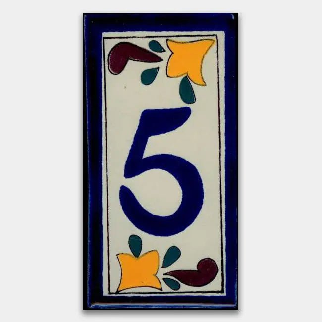 Shop House Number Classic Style 2 #5 | Artistic Tile & Stone